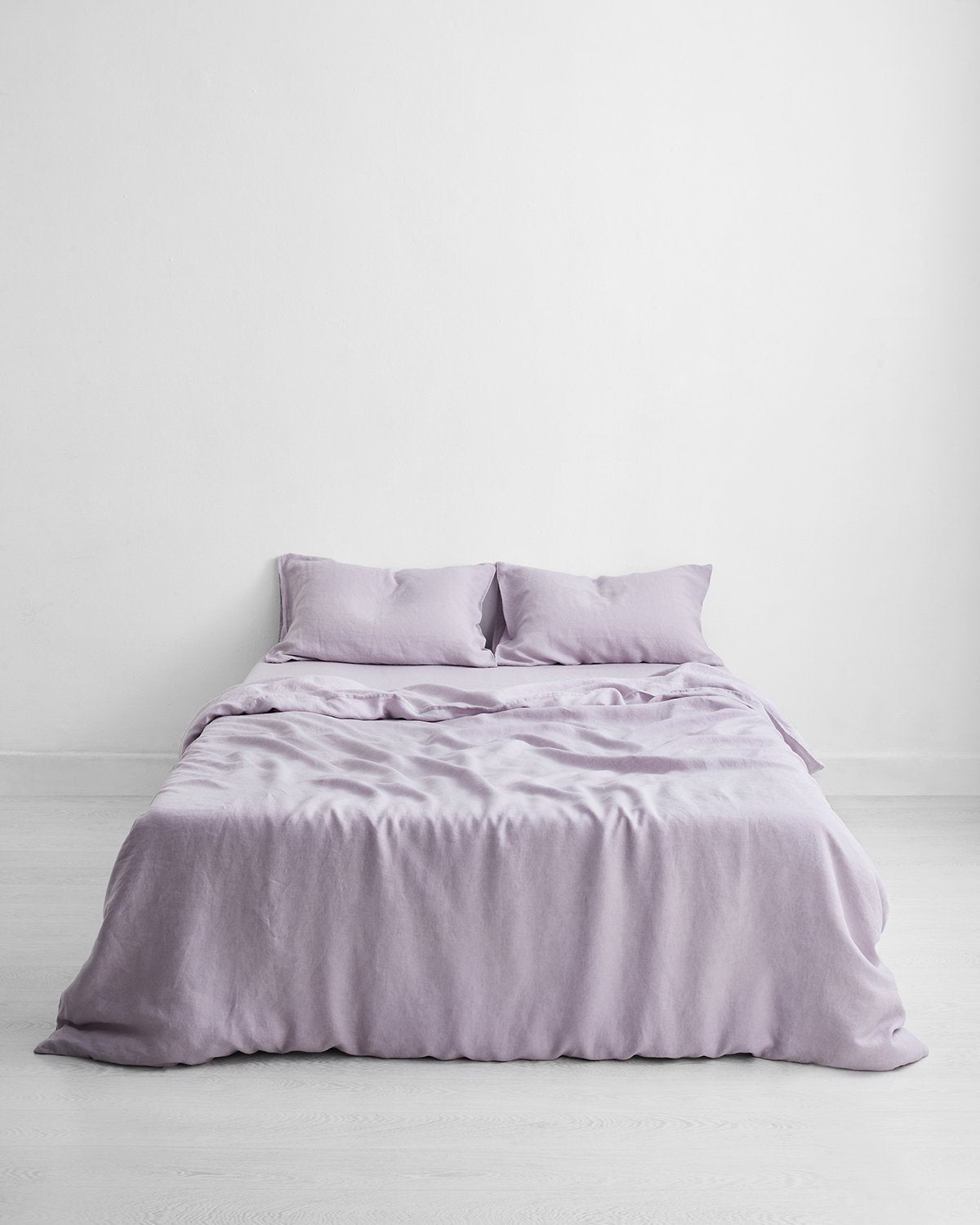 Lilac 100% Flax Linen Bedding Set